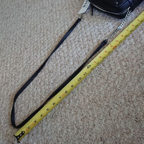 RM Rebecca Minkoff diamond quilted  with studded crossbody in black - Picture 12 of 12